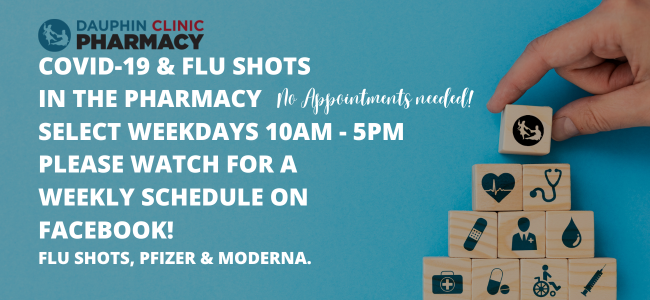 Flu & COVID-19 Shots on Select Days!